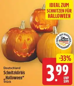EDEKA Wucherpfennig Schnitzkürbis "Halloween" Angebot
