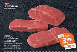 tegut LandPrimus Roastbeef Angebot