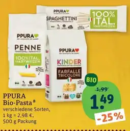 tegut PPURA Bio-Pasta Angebot
