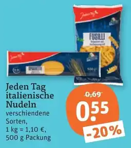tegut italienische Nudeln Angebot