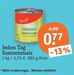 tegut Sonnenmais Angebot