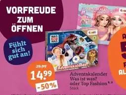 tegut Adventskalender Was ist was? oder Top Fashion Angebot