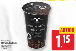 EDEKA Wucherpfennig Hemme Milch Milchmischgetränke Angebot