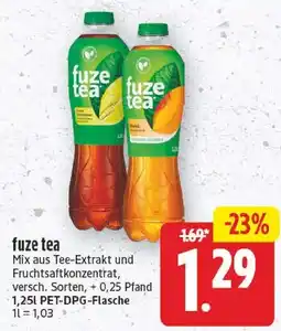 EDEKA Wucherpfennig fuze tea Angebot