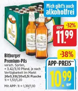 EDEKA Wucherpfennig Bitburger Premium-Pils Angebot