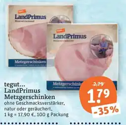 tegut LandPrimus Metzgerschinken Angebot