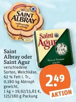tegut Saint Albray oder Saint Agur Angebot