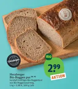 tegut Herzberger Bio-Roggen pur Angebot