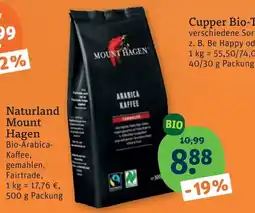 tegut Naturland Mount Hagen Bio-Arabica-Kaffee Angebot
