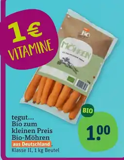 tegut Bio-Möhren Angebot