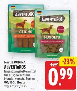 EDEKA Wucherpfennig Nestlé PURINA AdVENTuROS Angebot