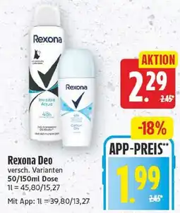 EDEKA Wucherpfennig Rexona Deo Angebot