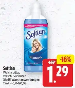 EDEKA Wucherpfennig Softlan Weichspüler Angebot