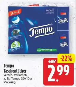 EDEKA Wucherpfennig Tempo Taschentücher Angebot