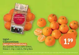 tegut tegut... Clementinen Angebot
