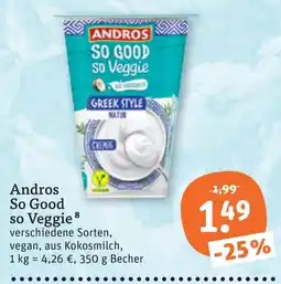tegut Andros So Good so Veggie Angebot
