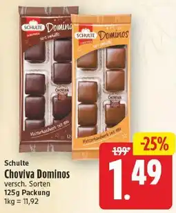 EDEKA Wucherpfennig Schulte Choviva Dominos Angebot