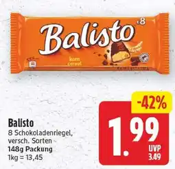 EDEKA Wucherpfennig Balisto Schokoladenriegel Angebot