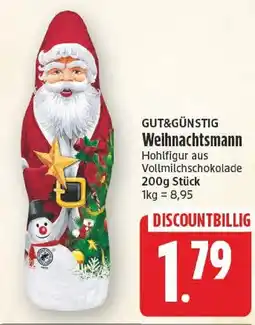 EDEKA Wucherpfennig GUT&GÜNSTIG Weihnachtsmann Angebot