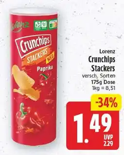 EDEKA Wucherpfennig Lorenz Crunchips Stackers Angebot