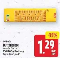 EDEKA Wucherpfennig Leibniz Butterkekse Angebot