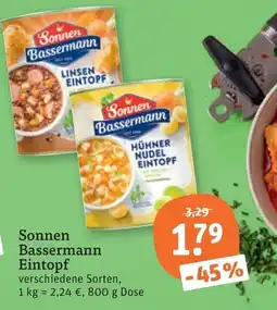 tegut Sonnen Bassermann Eintopf Angebot
