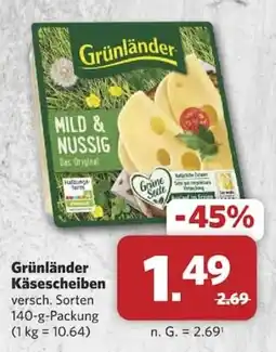 Combi Grünländer Käsescheiben Angebot