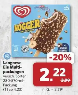 Combi Langnese Eis Multi-packungen Angebot