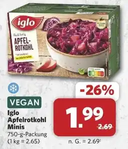 Combi Iglo Apfelrotkohl Minis Angebot