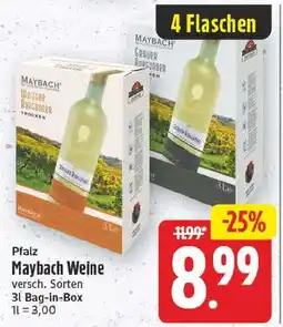 EDEKA Wucherpfennig Maybach Weine Angebot
