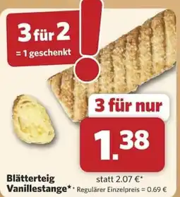 Combi Blätterteig Vanillestange Angebot