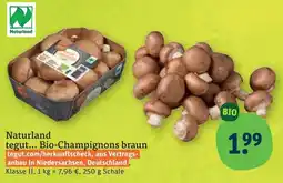 tegut Naturland Bio-Champignons braun Angebot