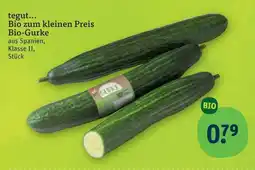 tegut Bio-Gurke Angebot