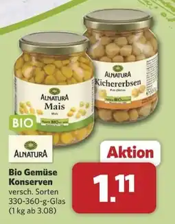 Combi ALNATURA Bio Gemüse Konserven Angebot