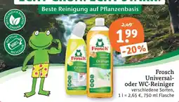 tegut Frosch Universal- oder WC-Reiniger Angebot