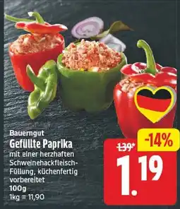 EDEKA Wucherpfennig Bauerngut Gefüllte Paprika Angebot
