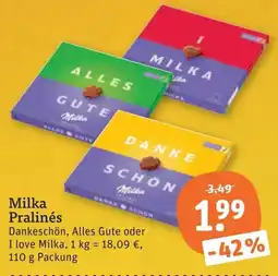 tegut Milka Pralinés Angebot