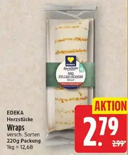 EDEKA Wucherpfennig EDEKA Herzstücke Wraps Angebot
