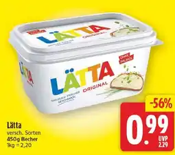 EDEKA Wucherpfennig LÄTTA Original Angebot