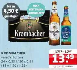 Getränke Quelle Krombacher Angebot