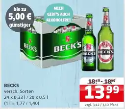 Getränke Quelle BECK'S Angebot