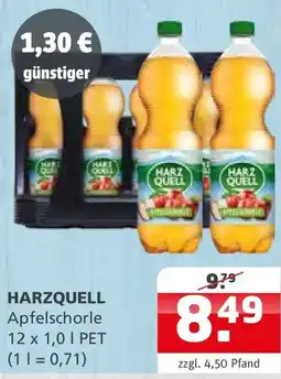 Getränke Quelle HARZQUELL Apfelschorle Angebot