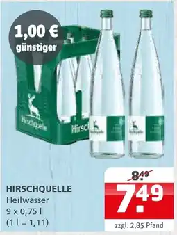 Getränke Quelle HIRSCHQUELLE Heilwasser Angebot