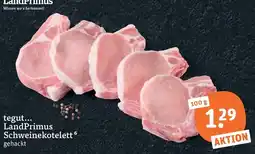 tegut LandPrimus Schweinekotelett 6 gehackt Angebot