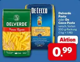 Combi Delverde Pasta oder De Cecco Pasta Angebot
