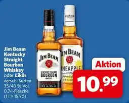 Combi Jim Beam Kentucky Straight Bourbon Whiskey Angebot