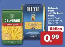 Combi Delverde Pasta oder De Cecco Pasta Angebot