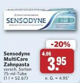 Combi Sensodyne MultiCare Zahnpasta Angebot