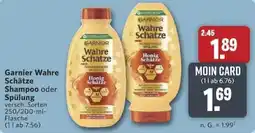 Combi Garnier Wahre Schätze Shampoo oder Spülung Angebot