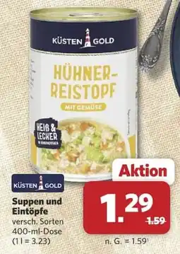Combi KÜSTEN GOLD HÜHNER-REISTOPF MIT GEMÜSE Angebot